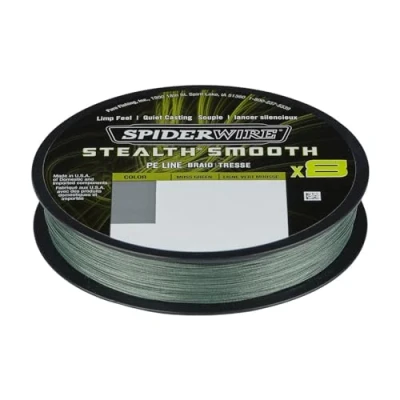 Abbildung von Spiderwire Stealth Smooth 8 Moss Green Geflochtene Schnur 0.23mm (300m)