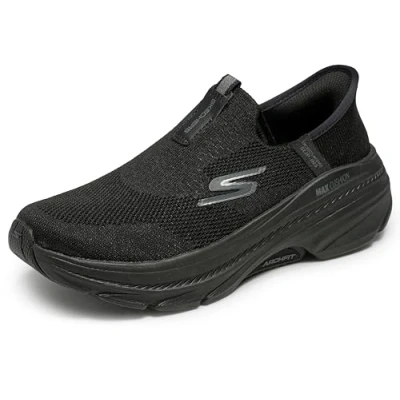 Abbildung von Skechers Damen Max Cushioning Arch Fit 2.0 Cambridge Sneaker, Schwarz, 38.5 EU