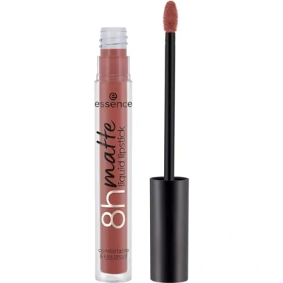 Abbildung von essence 8h matte liquid lipstick, Nr. 16, Braun, langanhaltend, mattierend, schnelltrocknend, matt, vegan, ölfrei, ohne Konservierungsstoffe, Parabene, 1er Pack (2.5ml)