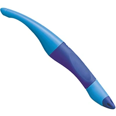 Abbildung von Ergonomischer Tintenroller für Linkshänder STABILO EASYoriginal in dunkel /hellblau blau (löschbar) inkl. Patrone