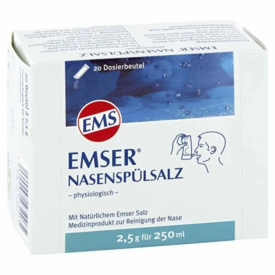 Abbildung von Emser Nasenspülsalz physiologisch Beutel