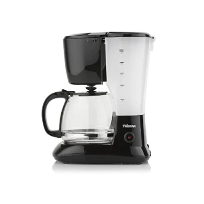 Abbildung von Tristar Kaffeemaschine mit 1,25L Fassungsvermögen für 10 12 Tassen, auch camping, CM 1245, schwarz