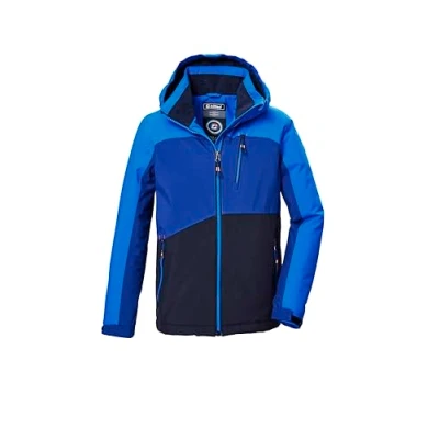 Abbildung von killtec Jungen Funktionsjacke mit Kapuze und Schneefang KOW 370 BYS JCKT, neon blue, 164, 42164 000