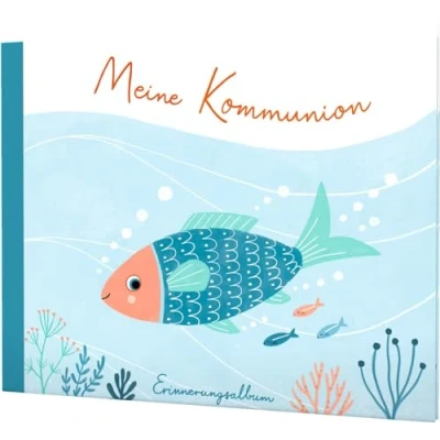 Abbildung von Meine Kommunion: Erinnerungsalbum Hochwertiges Album für Fotos und Erinnerungen als Geschenk zur Erstkommunion