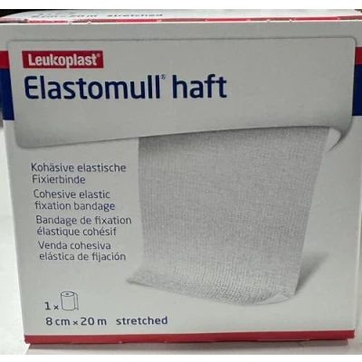 Abbildung von Elastomull Haft 8 cmx20 m 45477 Fixierbinde, 1 St