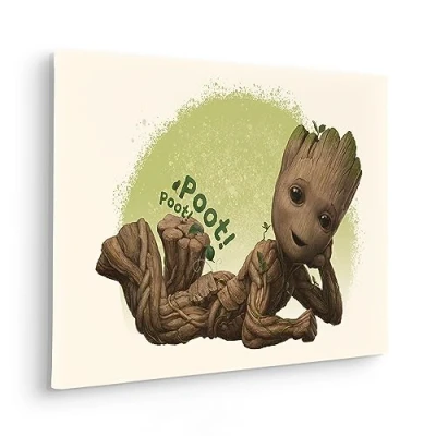 Abbildung von Komar Keilrahmenbild Groot Poot Größe 60 x 40 cm Kinderzimmerbild, Wandbild, Kinderzimmer