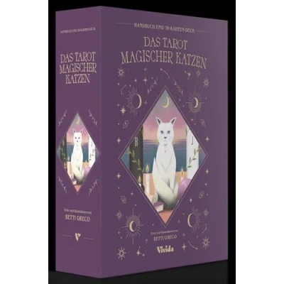 Abbildung von Das Tarot magischer Katzen (VIVIDA): Einblicke in Vergangenheit, Gegenwart und Zukunft gewinnen; Set mit Buch 78 Karten