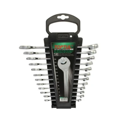 Abbildung von Schrauben und Maulschlüsselsatz TOPTUL 12Stk 6 14 15 17 19mm HiPerformance