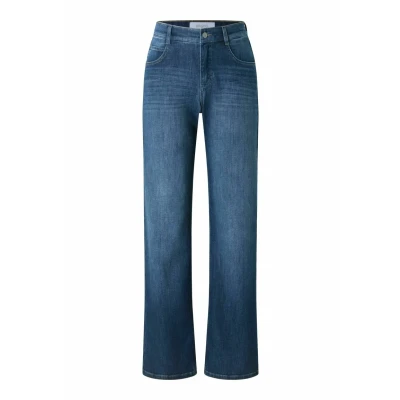 Abbildung von Angels 5POCKET Jeans Straight Leg, Damen, Größe: W40xR, Mid blue used
