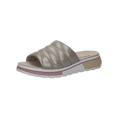 Abbildung von Caprice Pantolette flach, Damen, Größe: 37, Stone metallic Schuhe