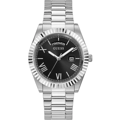 Abbildung von Guess Unisex Uhr silvercoloured, Größe: One Size, Silver coloured