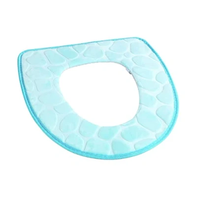 Abbildung von WENKO WC Sitzpolster Memory Foam blau
