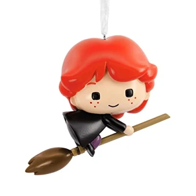 Abbildung von Hallmark Harry Potter Ron Weasley auf Besenstiel Weihnachtsdekoration