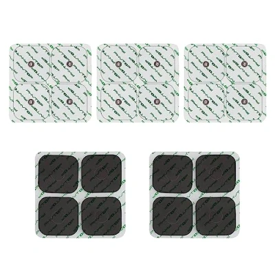 Abbildung von PHYTOP Tens Elektroden Pads Kompatibel mit Compex, selbstklebende EMS Schnellverschluss 3,75mm Druckknopfverbindung (20er Pack)