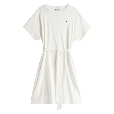 Abbildung von Tommy Hilfiger Modern CODY Freizeitkleid, Damen, Größe: Large, Ecru