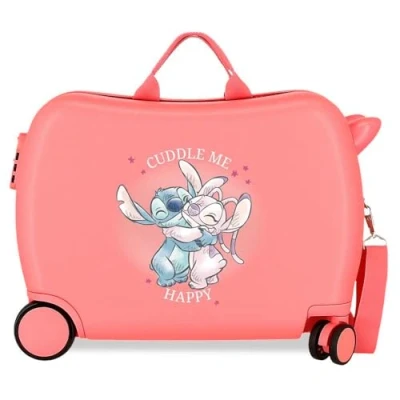 Abbildung von Disney Joumma Stitch Cuddle Me Kabinenkoffer, Rosa, 33 x 50 20 cm, starr, 2 kg, l, Handgepäck, Talla única, Kinderkoffer