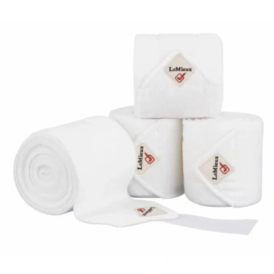 Abbildung von LeMieux Bandagen Luxury Polo Satz von 4 Weiß 3,8m