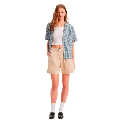 Abbildung von Levi&#039;s Pleated Trouser Shorts, Damen, Größe: 30, Safari