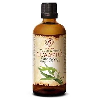 Abbildung von Eukalyptusöl Ätherisch 100ml Reines Natürliche Eukalyptus Öl Eucalyptus Globulus Besten für Sauna Inhalieren Aroma Diffuser Duftlampe Essenzielles