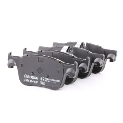 Abbildung von BOSCH 0 986 494 695 Bremsbelagsatz Low Metallic mit Anti Quietsch Blech, Kolbenclip CITROËN: C4 Grand Picasso 2, 2