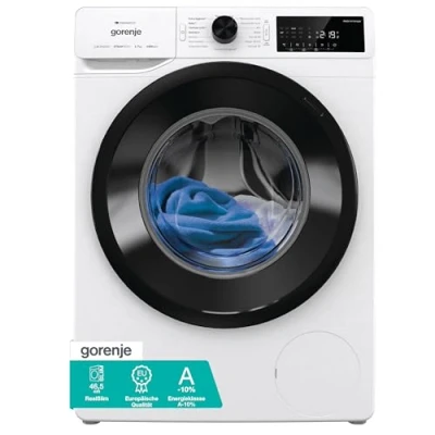 Abbildung von Gorenje WAM 74 SAP Waschmaschine mit Dampffunktion / 7 kg 1400 U 16 Programme/AquaStop/Inverter PowerDrive Motor/Edelstahltrommel/Kindersicherung/EEK A/weiß