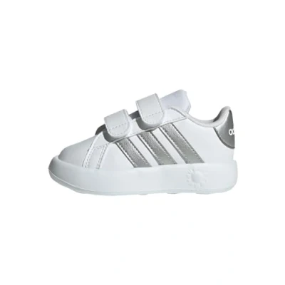 Abbildung von adidas Grand Court 2.0 Shoes Kids Tennisschuhe, Cloud White/Matte Silver/Cloud White, 25 EU