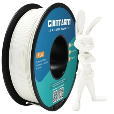 Abbildung von PLA Filament 1.75mm, GIANTARM 3D Drucker Weiß 1kg Spool