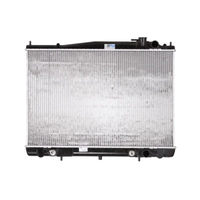 Abbildung von NRF 56084 Kühler, Motorkühlung Aluminium 691 450 23 mit Anbauteilen Kühlrippen gelötet