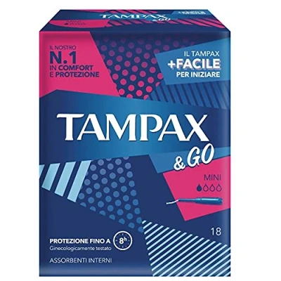 Abbildung von TAMPAX &amp;Go Mini Tampons, 18 Stück