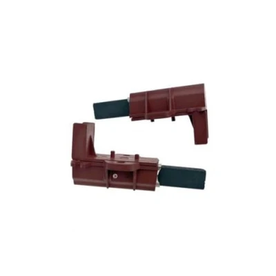 Abbildung von 2x Kohlebürsten Motorkohlen Schleifbürsten 5x12,5x32mm 6,3mm AMP mit Halter für Welling Motoren wie C00196539 C00273898 482000023145 481281718952
