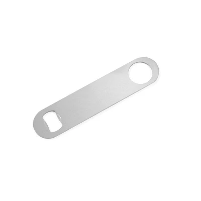 Abbildung von HENDI Flaschenöffner flach 18 x 4 0,2 cm mit Korkenzieher Edelstahl zweiseitig, Gastro kaufen