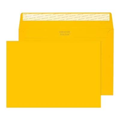 Abbildung von Blake Creative Colour 45304 Farbige Briefumschläge Haftklebung Ei Gelb C5 162 x 229 mm 120 g/m² 25 Stück