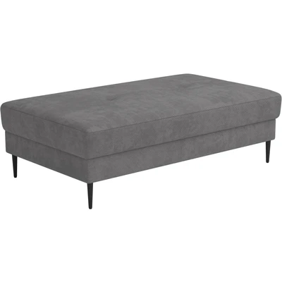 Abbildung von Trends by HG Hocker "Summer" 1 Stk. tlg. in Cord-Stoff mit Metallfuß