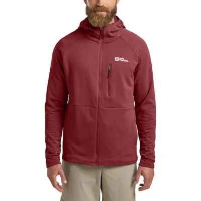 Abbildung von Jack Wolfskin Kolbenberg Hooded Outdoorjacke, Herren, Größe: Large, Deep ruby
