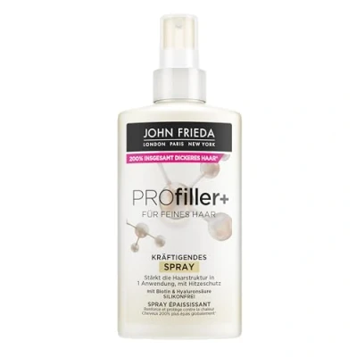Abbildung von John Frieda Profiller+ Spray Inhalt: 150 ml Haartyp: fein, geschwächt Kräftigend Hitzeschutz Silikonfrei