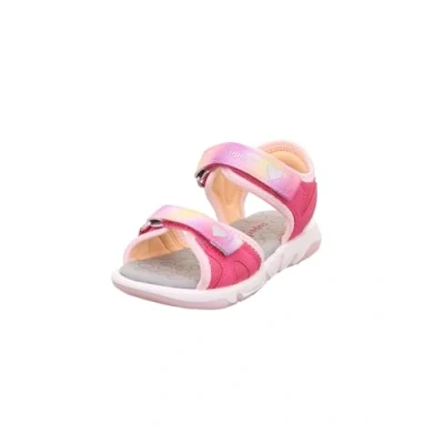 Abbildung von Superfit Pebbles Riemensandalette für Kinder, Größe: 32, Pink/rosa Schuhe