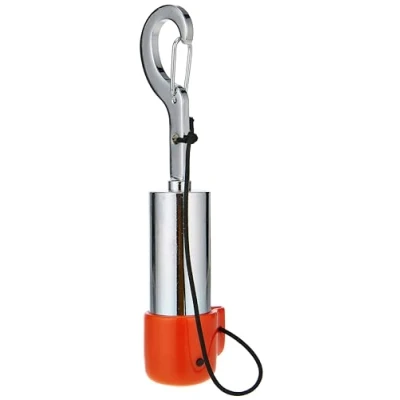 Abbildung von Scuba Choice Diving Safety Tank Rattle Stick Signal Bell with Clip, Orange