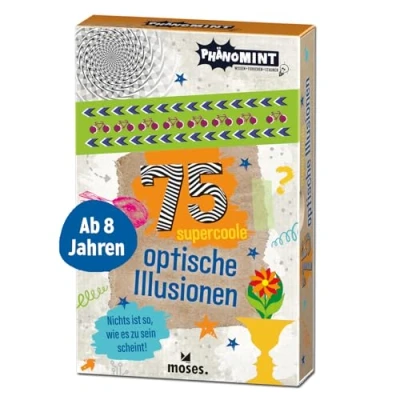 Abbildung von moses. PhänoMINT 75 supercoole optische Illusionen Spannende Experimente und Täuschungen für clevere Kids Kartenset Kinder ab 9 Jahren
