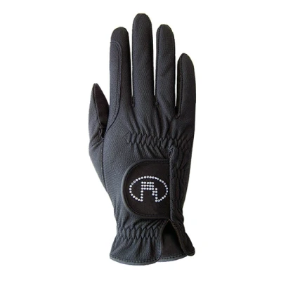 Abbildung von Roeckl Handschuhe Lisboa Roeck Grip Swarovski Schwarz 6,5