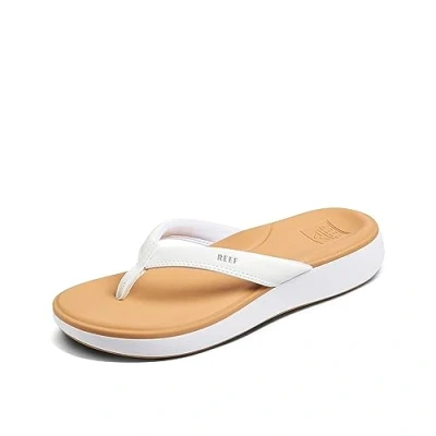 Abbildung von Reef Hausschuh, Damen, Größe: 36, White/tan Pu