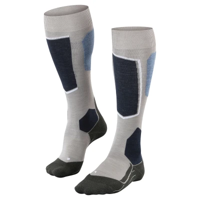 Abbildung von Falke SK6 PRO Skiing Extralight Cushioned Sportsocken, Damen, Größe: 35/36, M.grey mel (3539)