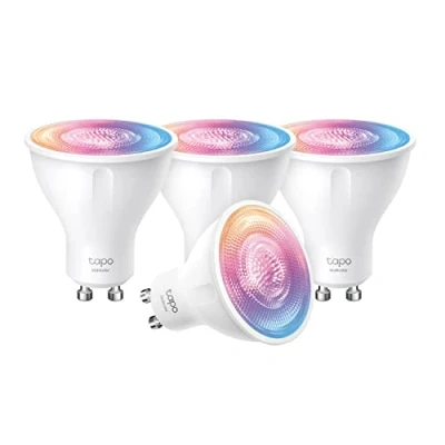Abbildung von Tapo smarte WLAN Glühbirne GU10 L630 4pcs, Energie sparen, 3.5 W Entspricht 50W, dimmbare Lampe, kompatibel mit Alexa,Google Assistant, Weiss, Mehrfarbrige (4 Pack)
