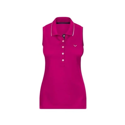 Abbildung von Trigema Shirttop »TRIGEMA Ärmelloses Poloshirt mit kontrastfarbigen Akzenten«, (1 tlg.)
