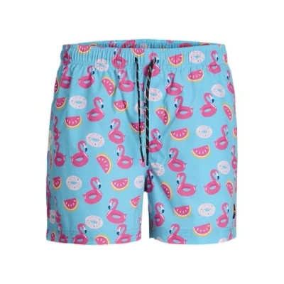 Abbildung von Jack &amp; Jones PLUS SIZE Regular FIT Badeshorts, Herren, Größe: 46, Scuba blue