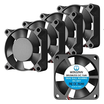 Abbildung von WINSINN 30 mm Lüfter 24 V, 3D Drucker Micro Volt 3010 Doppelkugellager, bürstenlose Kühlung x 10 2PIN (5er Pack)