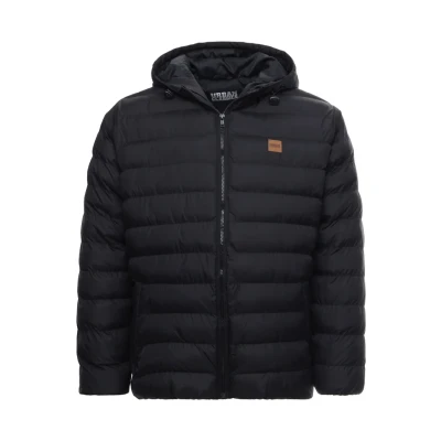 Abbildung von Urban Classics Basic Bubble Jacket Winterjacke, Herren, Größe: 3XL, Black