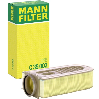 Abbildung von MANN FILTER C 35 003 Luftfilter 80 176 350 Filtereinsatz MERCEDES BENZ: E Class Coupe, T modell, Saloon kfzteile, mister auto, atp