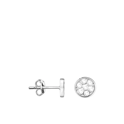 Abbildung von SOFIA MILANI Damen Ohrringe 925 Silber mit Zirkonia Steinen Kreise Ohrstecker 20872