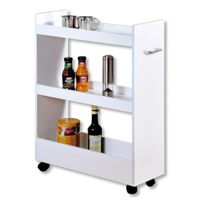 Abbildung von Kesper Nischenregal, Material: FSC zertifizierte Spanplatte, melaminbeschichtet, Maße: 60 x 22 cm, Höhe: 78 Farbe: Weiß 24852 13