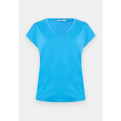 Abbildung von TOM Tailor Denim Fluent V NECK Tshirt basic, Damen, Größe: Medium, Florida blue